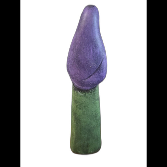 Mexican Art Pottery Statue Las Marias Holding Lillies Hand Painted Made Mexico - Picture 4 of 4